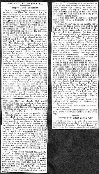 File:Newsclippings May 7 1925 Glenelg Guardian match report part 2.jpg