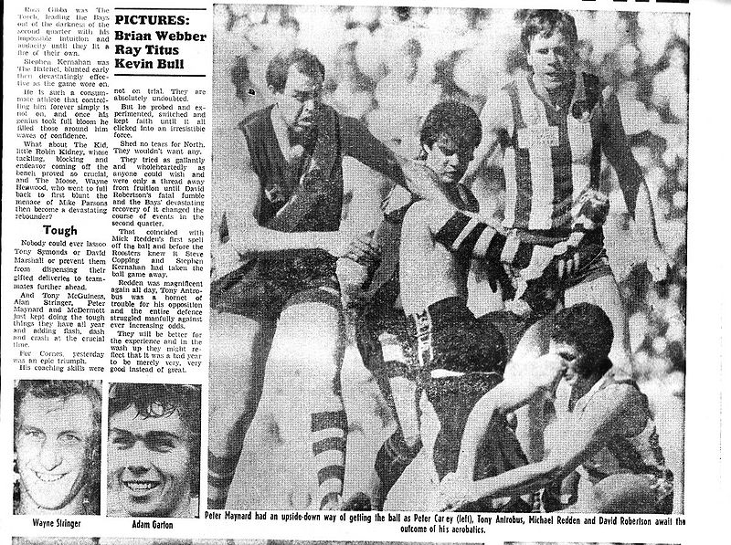 File:Newsclipping Sunday Mail review of 1985 Grand Final Part 4.jpg